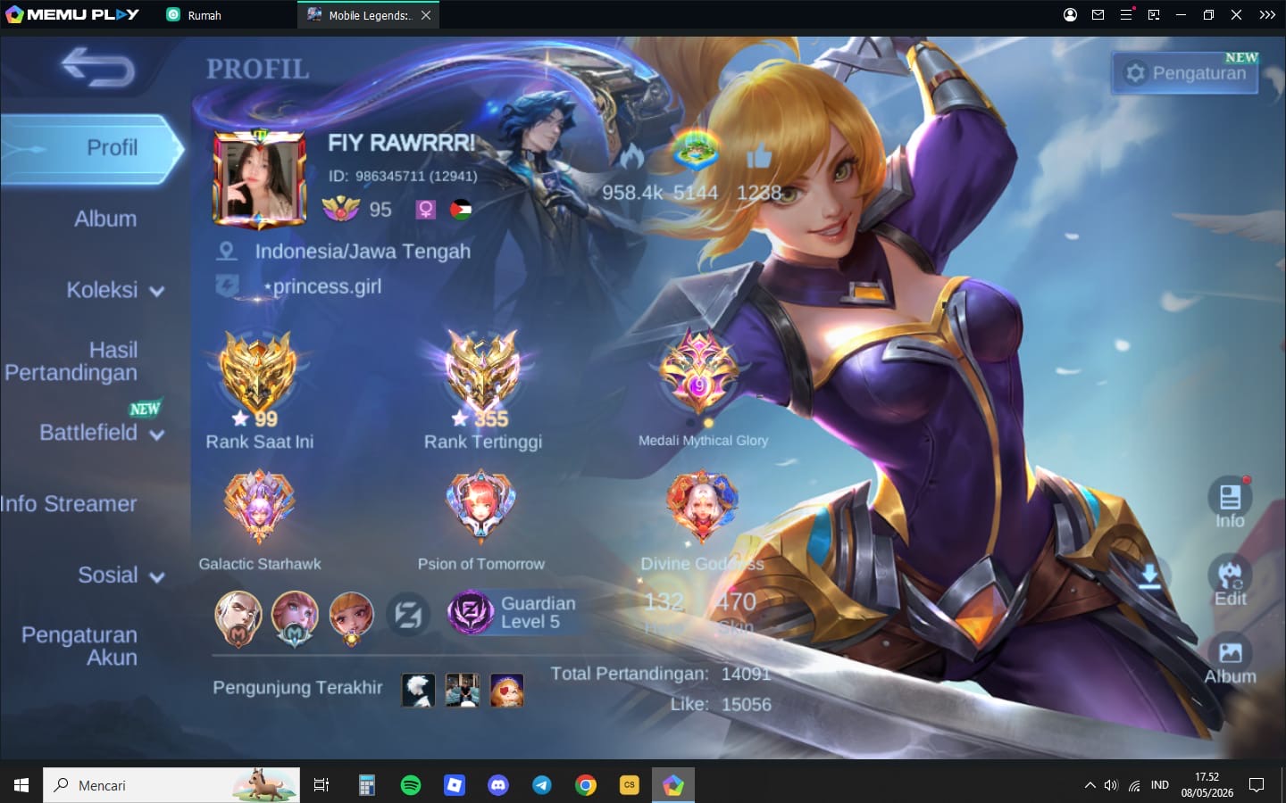 JUAL AKUN MLBB BUTUH UANG